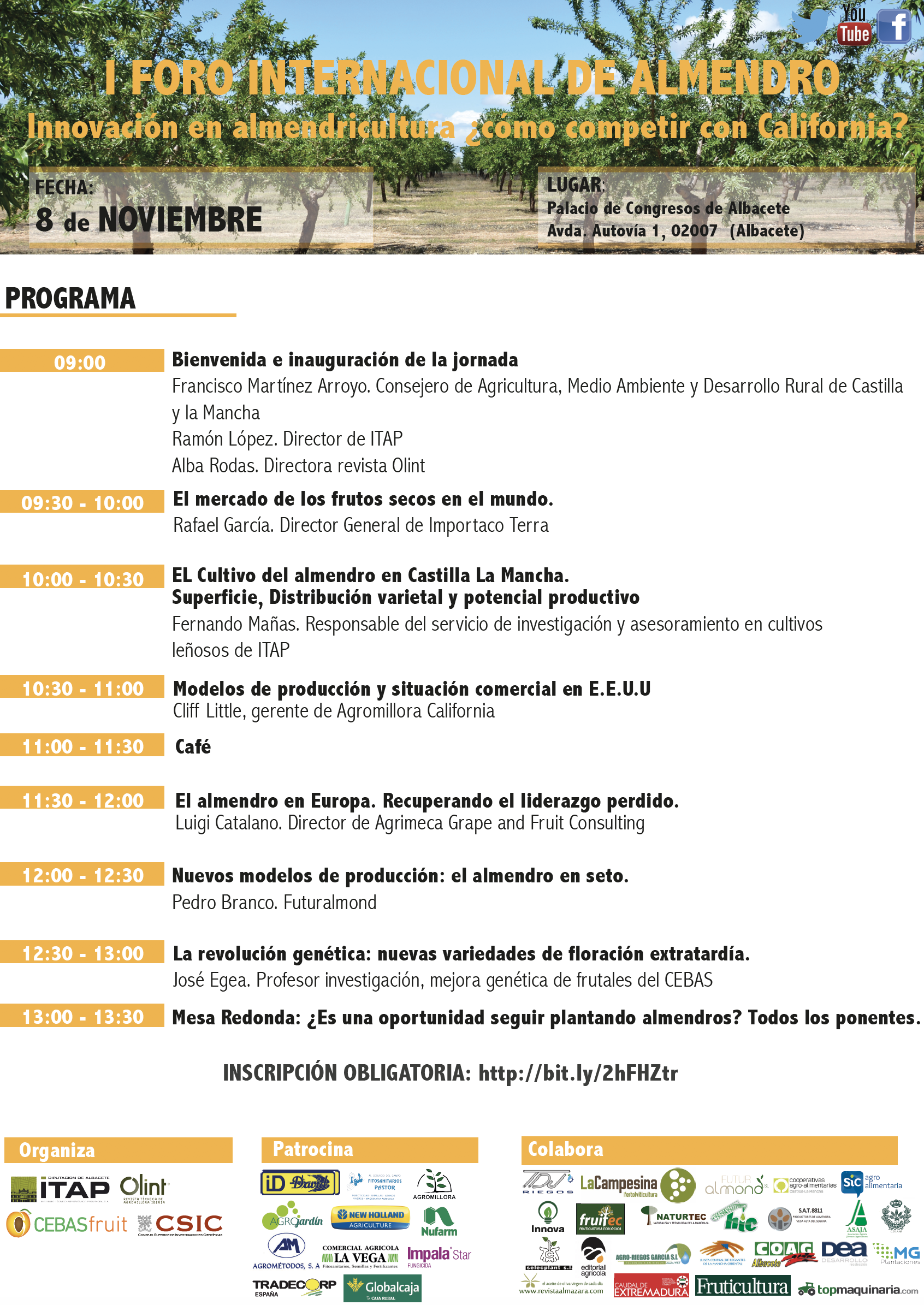Programa jornada almendro