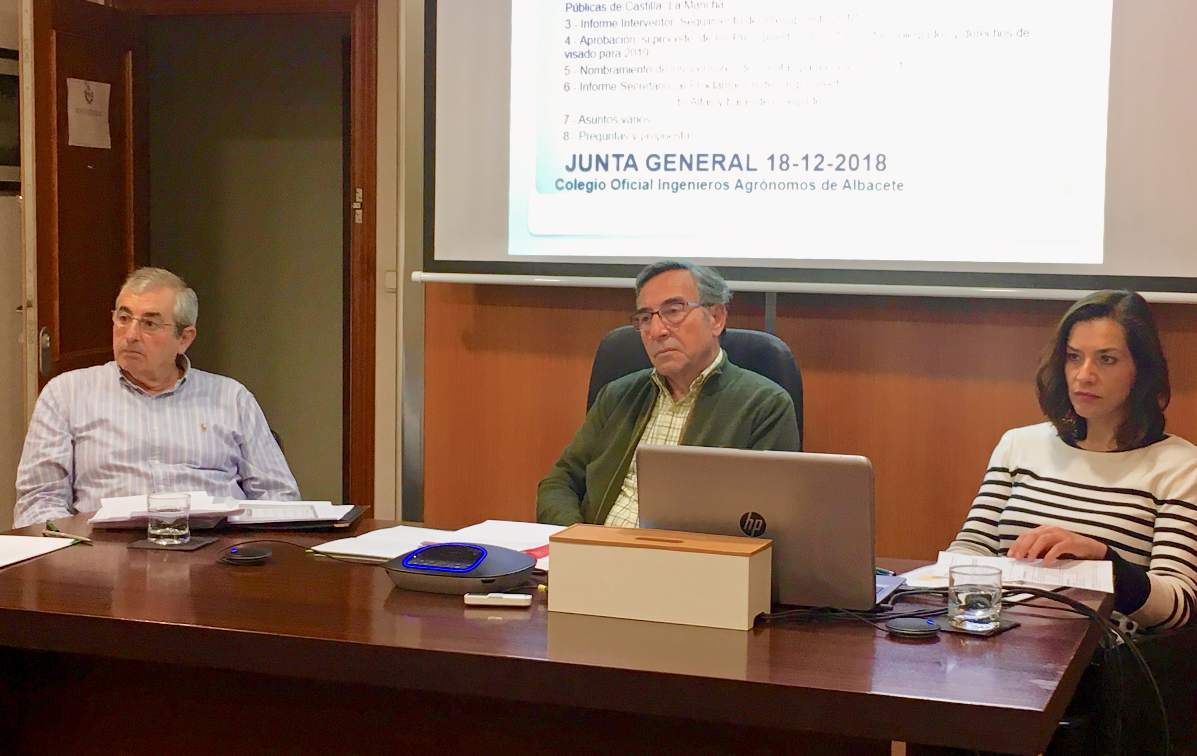 Acuerdos Junta General del COIAB Diciembre 2018