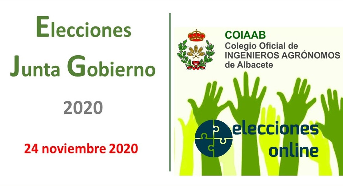 VOTACIÓN Online: Elecciones Junta de Gobierno del COIAAB 2020
