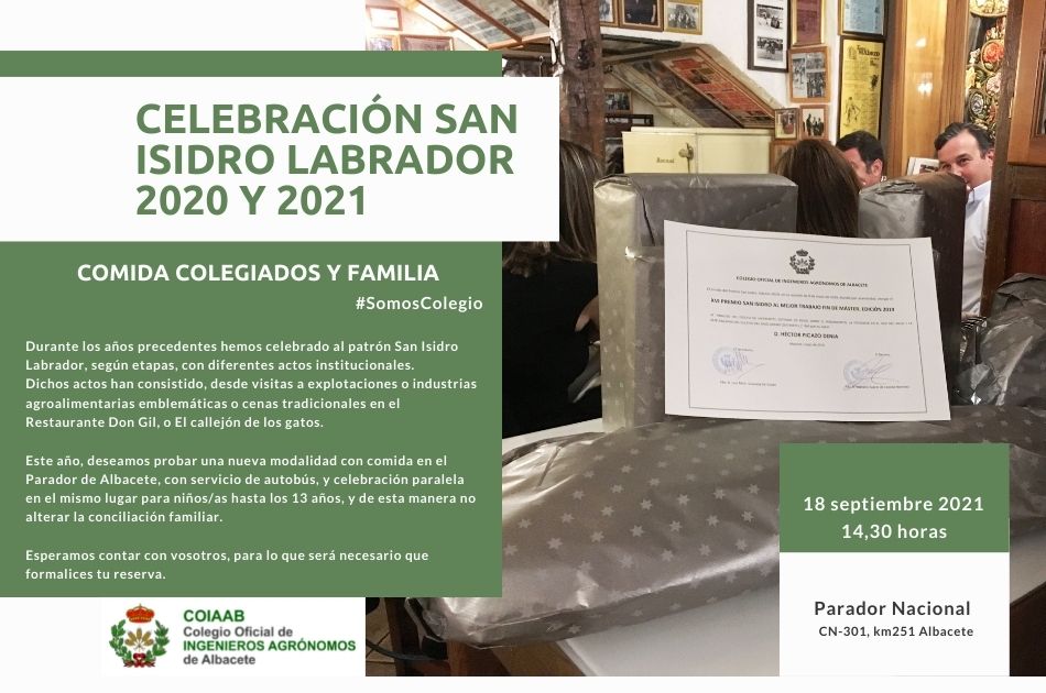 Celebración de San Isidro Labrador 2020 y 2021
