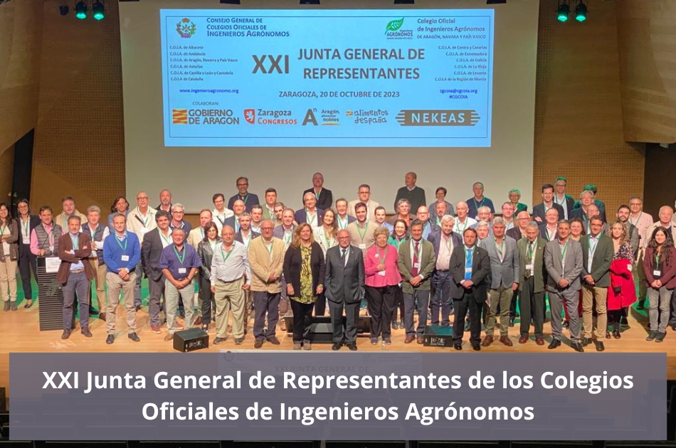 XXI Junta General de Representantes de los Colegios Oficiales de Ingenieros Agrónomos