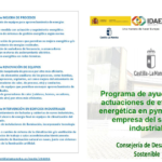 Programa de ayudas para actuaciones de eficiencia energética en el sector industrial