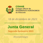Convocatoria Junta General COIAAB: 18 de Diciembre de 2023