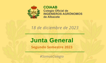 Convocatoria Junta General COIAAB: 18 de Diciembre de 2023