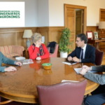 Mª Cruz Díaz, presidenta de la ANIA se reúne con Fernando Miranda, S. G. de Recursos Agrarios y Seguridad Alimentaria