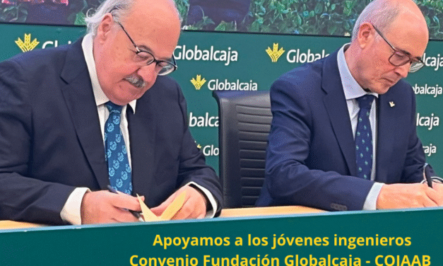 Celebramos el acuerdo de colaboración del COIAAB con la Fundación Globalcaja