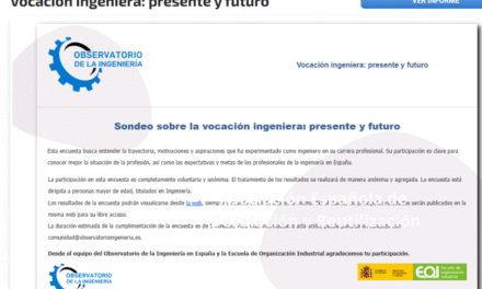 El Observatorio de la Ingeniería de España impulsa su segundo estudio sobre el estado de la ingeniería en 2025